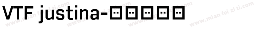 VTF justina字体转换